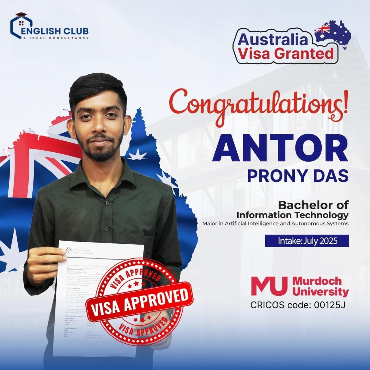 Australia Student visa success 2025